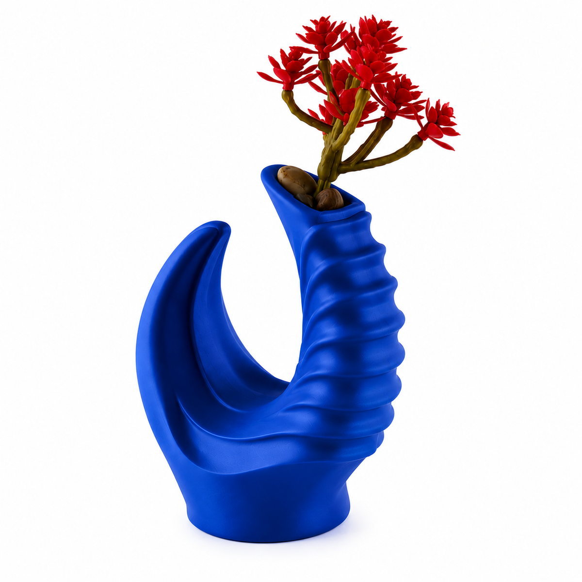 Modern Spiral Bud Vase | 3D Printed Decorative Vase | Minimalist Flower Vase | Small Desktop Vase | Contemporary Home Decor