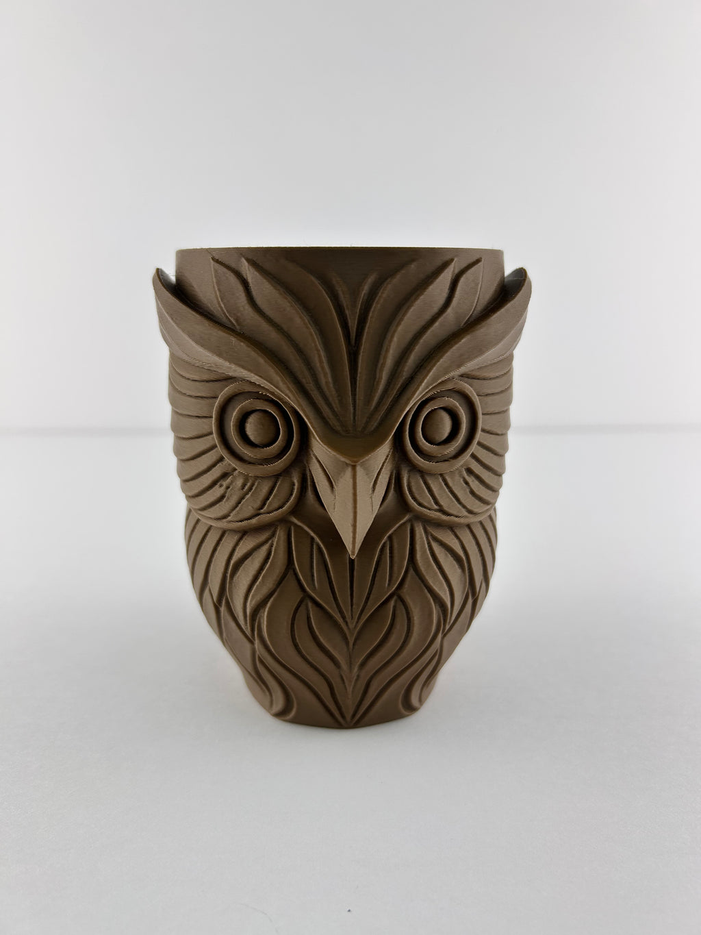 Owl Planter – Decorative Owl Succulent Pot – Modern Woodland Plant Holder – Desk & Shelf Decor – Unique Gift Idea