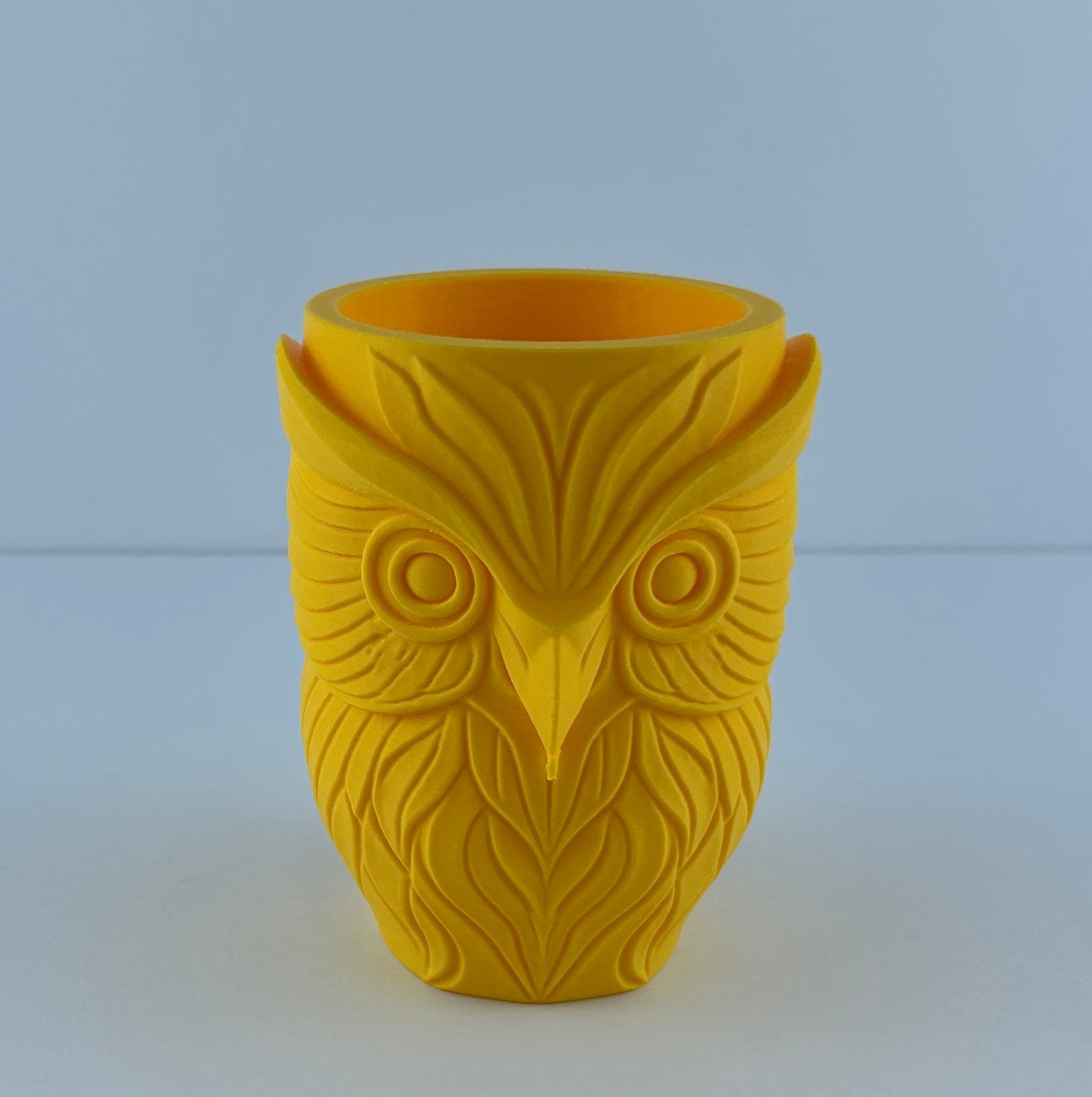 Owl Planter – Decorative Owl Succulent Pot – Modern Woodland Plant Holder – Desk & Shelf Decor – Unique Gift Idea