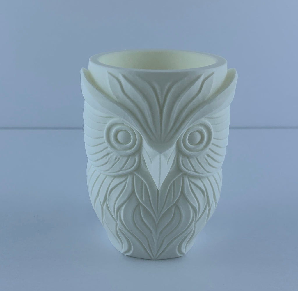 Owl Planter – Decorative Owl Succulent Pot – Modern Woodland Plant Holder – Desk & Shelf Decor – Unique Gift Idea