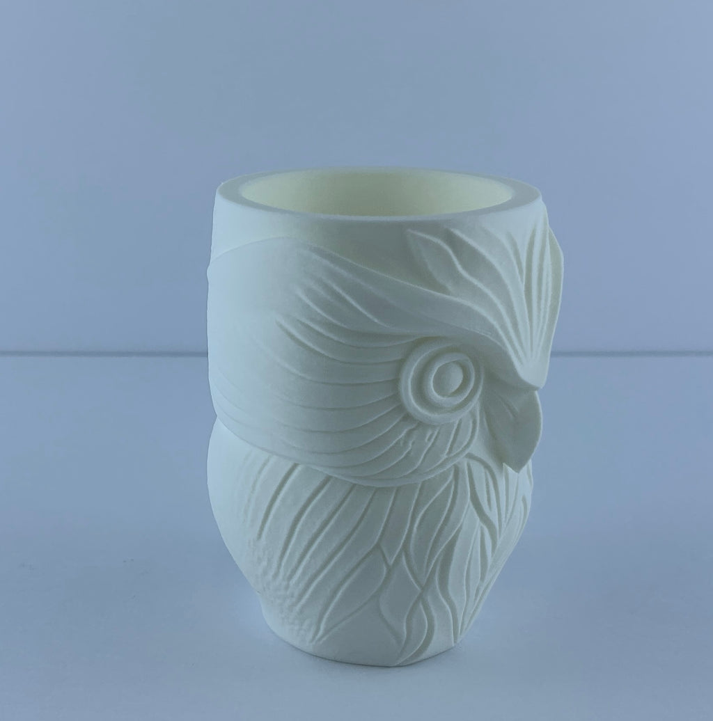 Owl Planter – Decorative Owl Succulent Pot – Modern Woodland Plant Holder – Desk & Shelf Decor – Unique Gift Idea