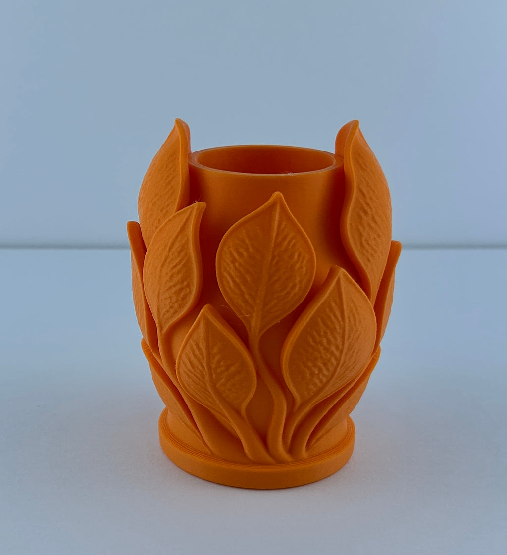 Leaf Planter – Botanical Succulent Pot – Modern Nature Inspired Indoor Plant Holder – Decorative Desk Planter – Unique Gift