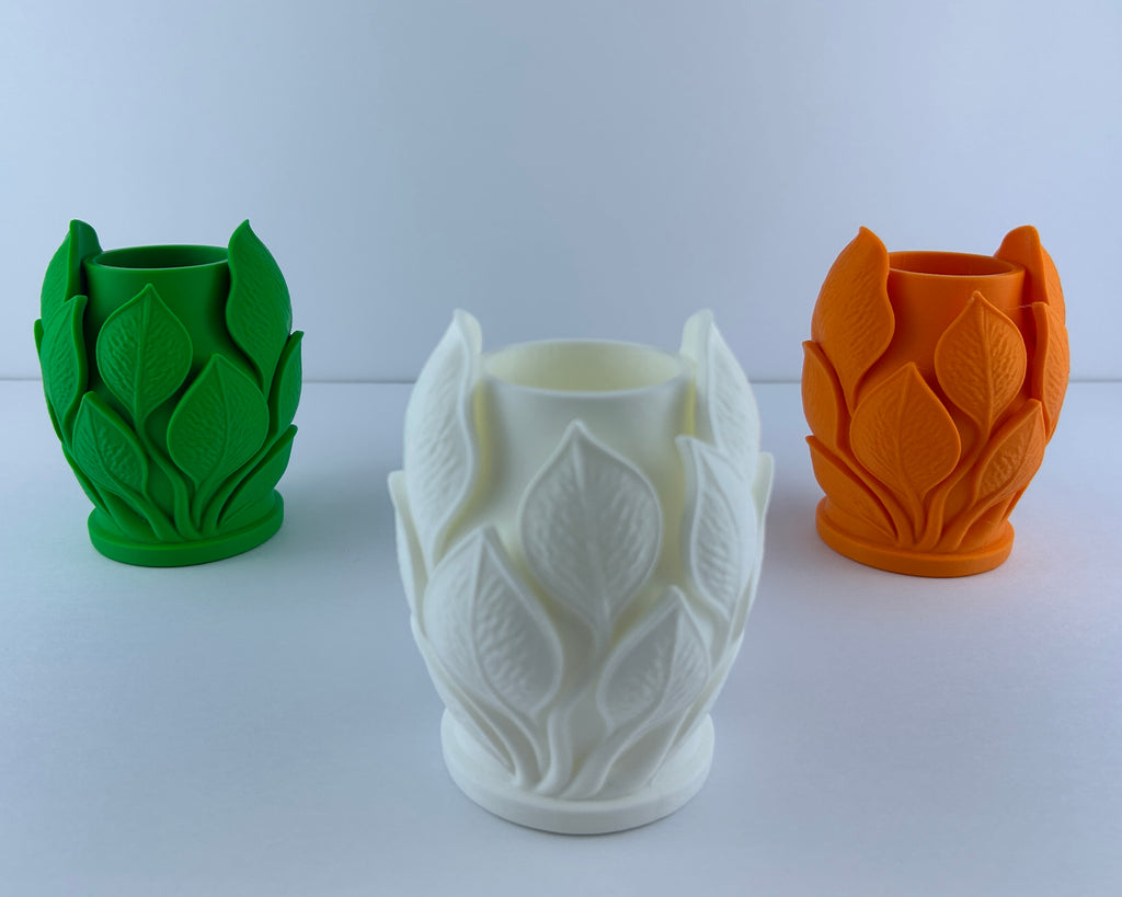 Leaf Planter – Botanical Succulent Pot – Modern Nature Inspired Indoor Plant Holder – Decorative Desk Planter – Unique Gift
