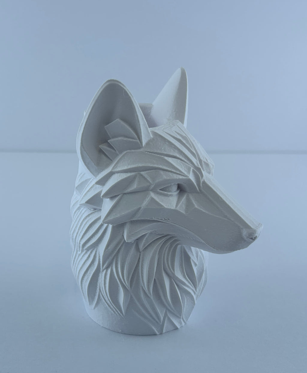 Wolf Planter – Geometric Wolf Head Succulent Pot – Woodland Home Decor – Decorative Desk Plant Holder – Gift for Nature Lovers