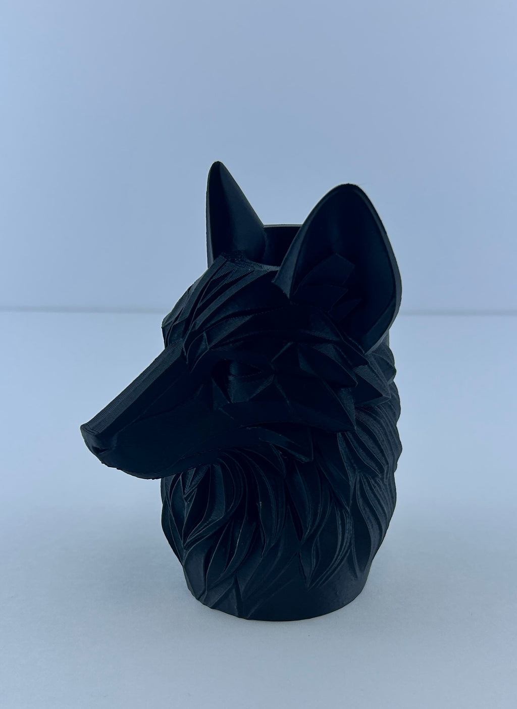 Wolf Planter – Geometric Wolf Head Succulent Pot – Woodland Home Decor – Decorative Desk Plant Holder – Gift for Nature Lovers