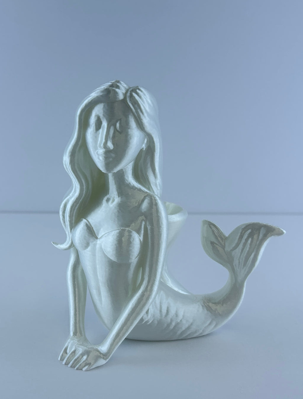 Mermaid Tea Light Holder – Coastal Candle Holder – Nautical Home Decor – Decorative Mermaid Statue – Beach House Gift