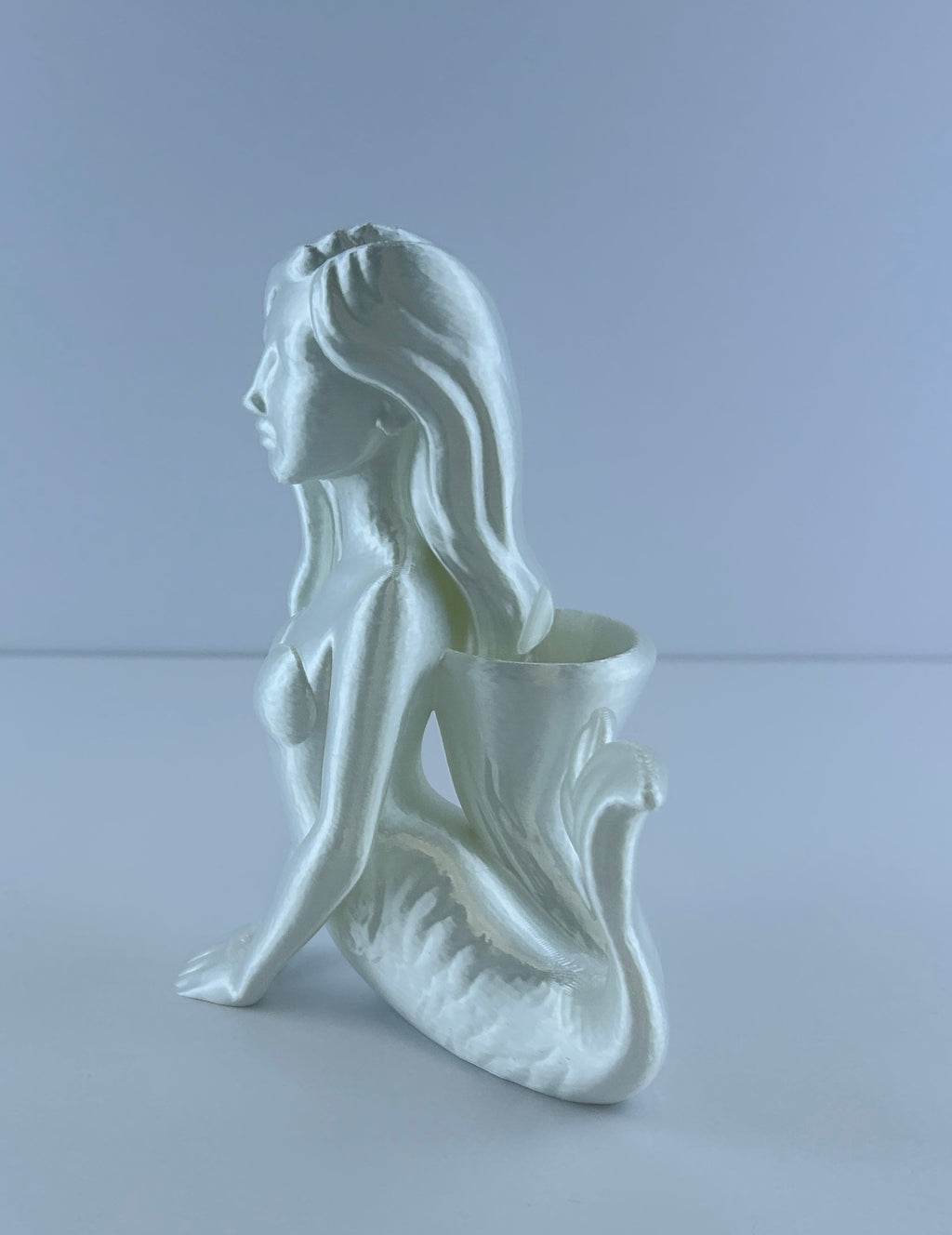 Mermaid Tea Light Holder – Coastal Candle Holder – Nautical Home Decor – Decorative Mermaid Statue – Beach House Gift