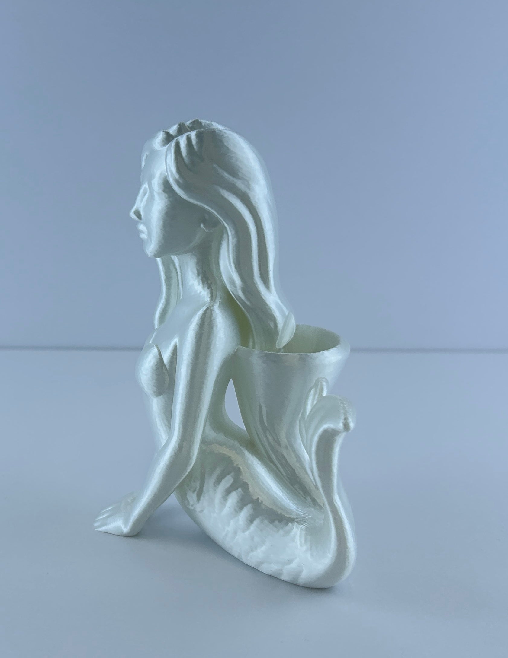 Mermaid Tea Light Holder – Coastal Candle Holder – Nautical Home Decor – Decorative Mermaid Statue – Beach House Gift