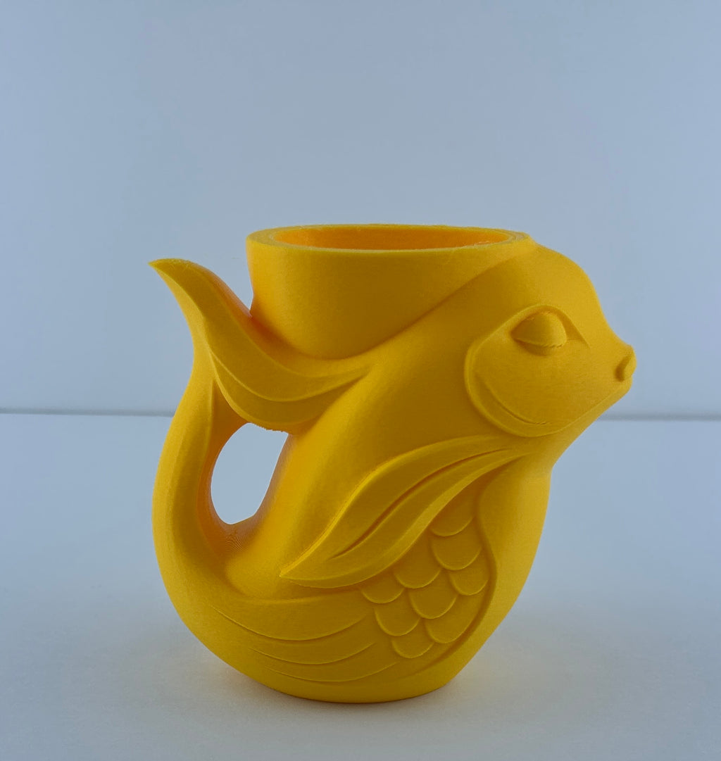 Whimsical Fish Planter – Coastal Succulent Pot – Nautical Desk Decor – Ocean Inspired Indoor Plant Holder – Beach House Gift