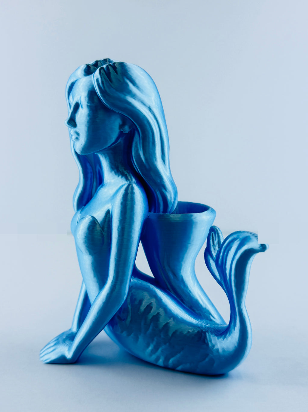 Mermaid Tea Light Holder – Coastal Candle Holder – Nautical Home Decor – Decorative Mermaid Statue – Beach House Gift