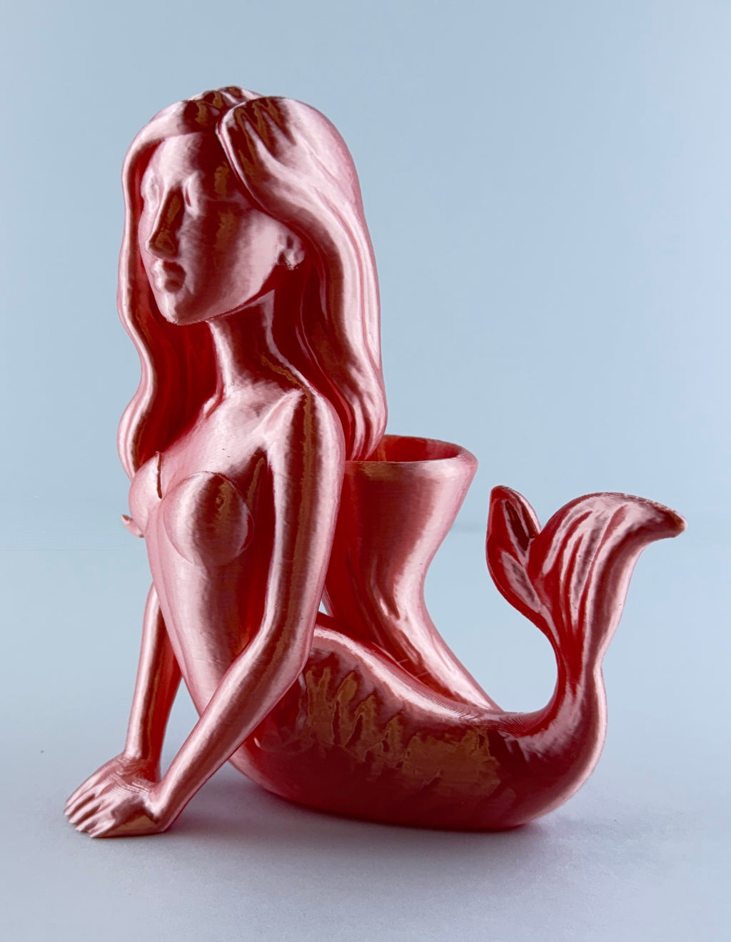 Mermaid Tea Light Holder – Coastal Candle Holder – Nautical Home Decor – Decorative Mermaid Statue – Beach House Gift
