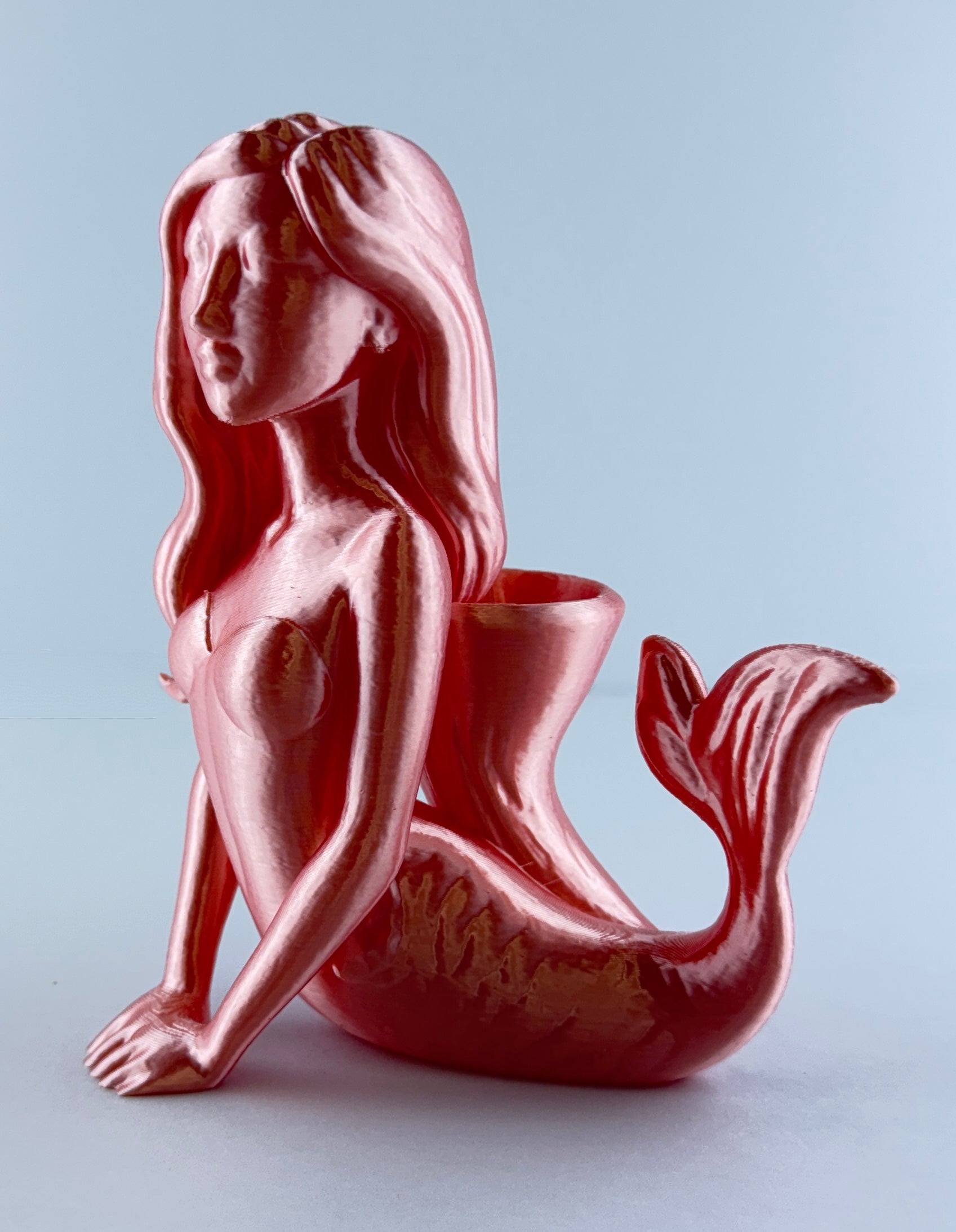Mermaid Tea Light Holder – Coastal Candle Holder – Nautical Home Decor – Decorative Mermaid Statue – Beach House Gift
