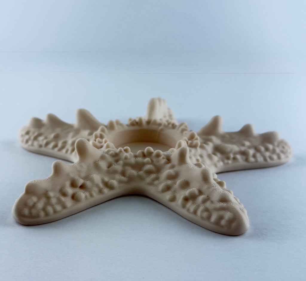 Starfish Tea Light Holder – Coastal Candle Decor – Nautical Home Accent – Beach House Decorative Candle Holder – Ocean Lover Gift