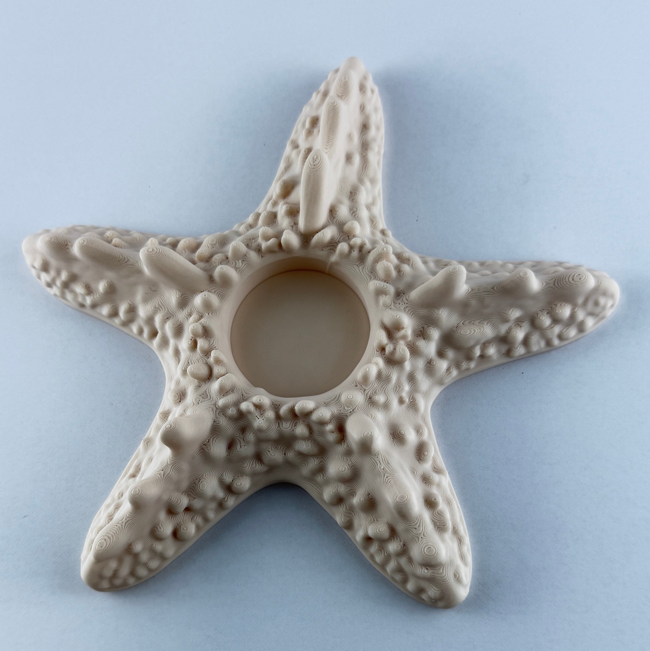 Starfish Tea Light Holder – Coastal Candle Decor – Nautical Home Accent – Beach House Decorative Candle Holder – Ocean Lover Gift
