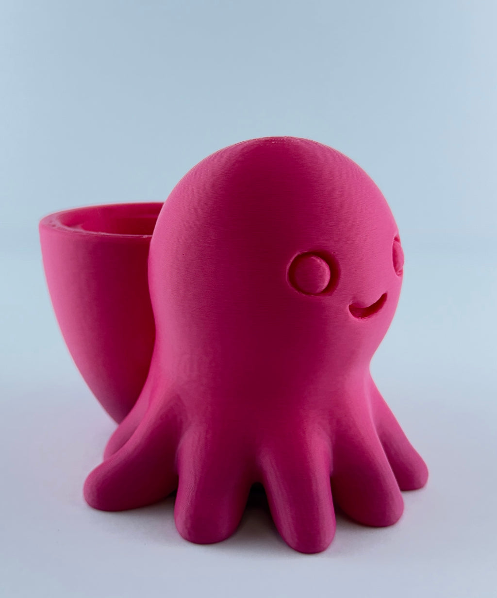 Octopus Planter – Cute Nautical Succulent Pot – Ocean Themed Desk Decor – Small Indoor Plant Holder – Beach House Gift