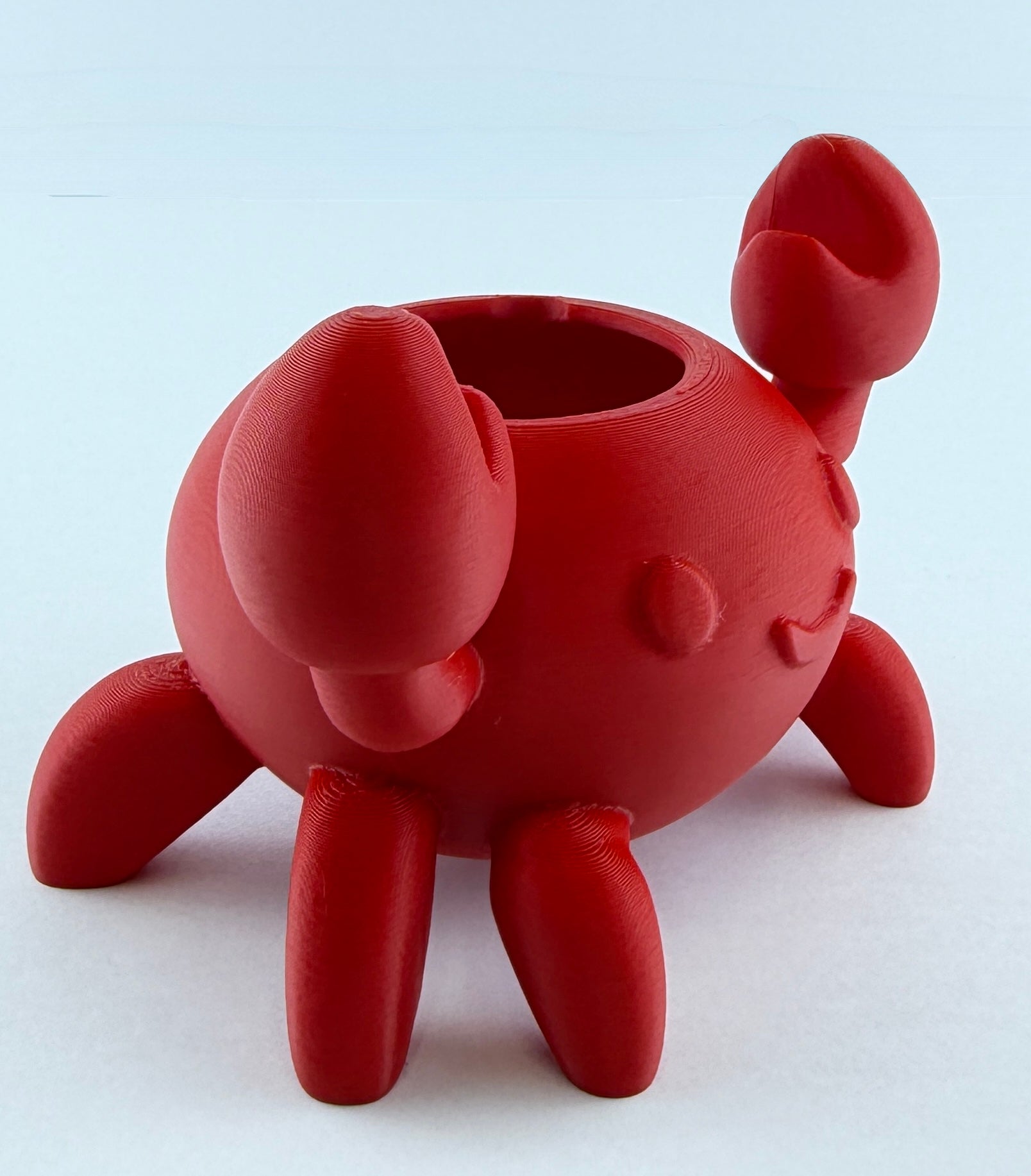 Crab Planter – Cute Coastal Succulent Pot – Nautical Desk Decor – Small Indoor Plant Holder – Beach House Gift