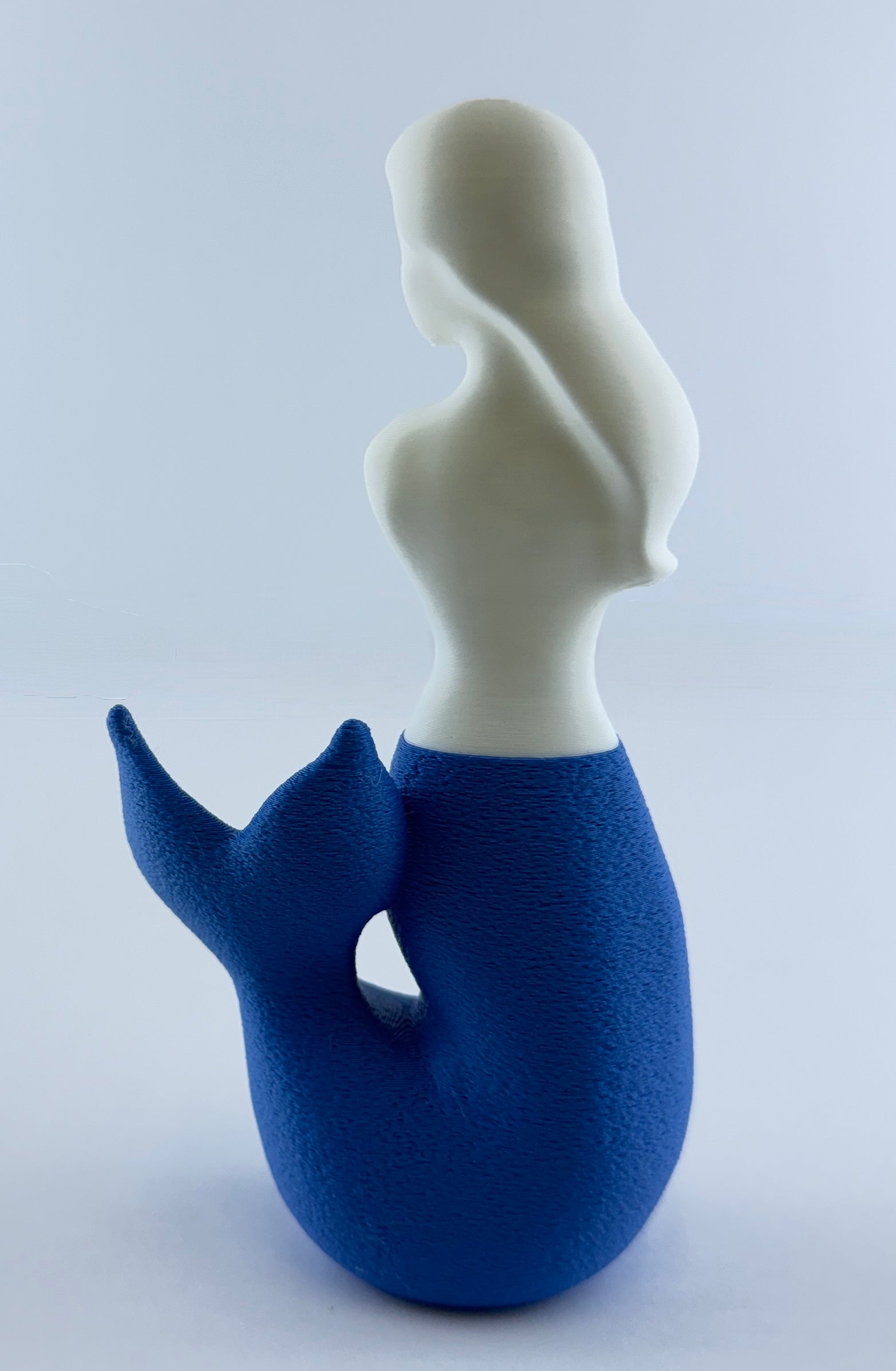 Decorative Mermaid Statue – Coastal Nautical Home Decor – Ocean Inspired Shelf Accent – Beach House Mermaid Figurine – Unique Gift