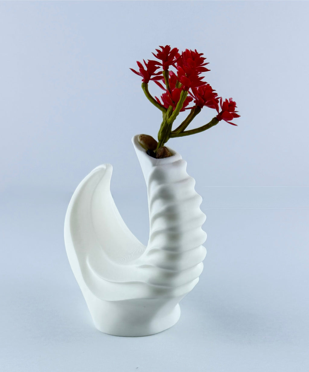 Modern Spiral Bud Vase | 3D Printed Decorative Vase | Minimalist Flower Vase | Small Desktop Vase | Contemporary Home Decor