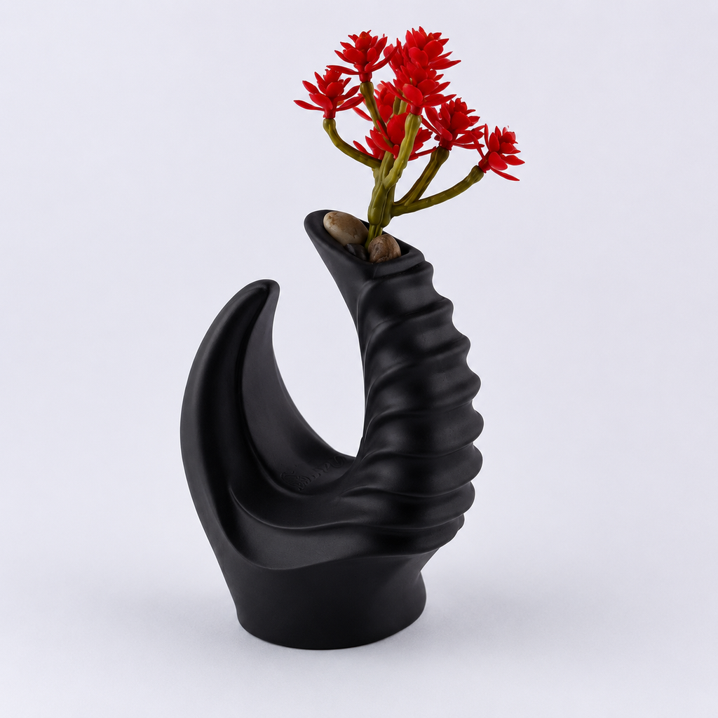 Modern Spiral Bud Vase | 3D Printed Decorative Vase | Minimalist Flower Vase | Small Desktop Vase | Contemporary Home Decor