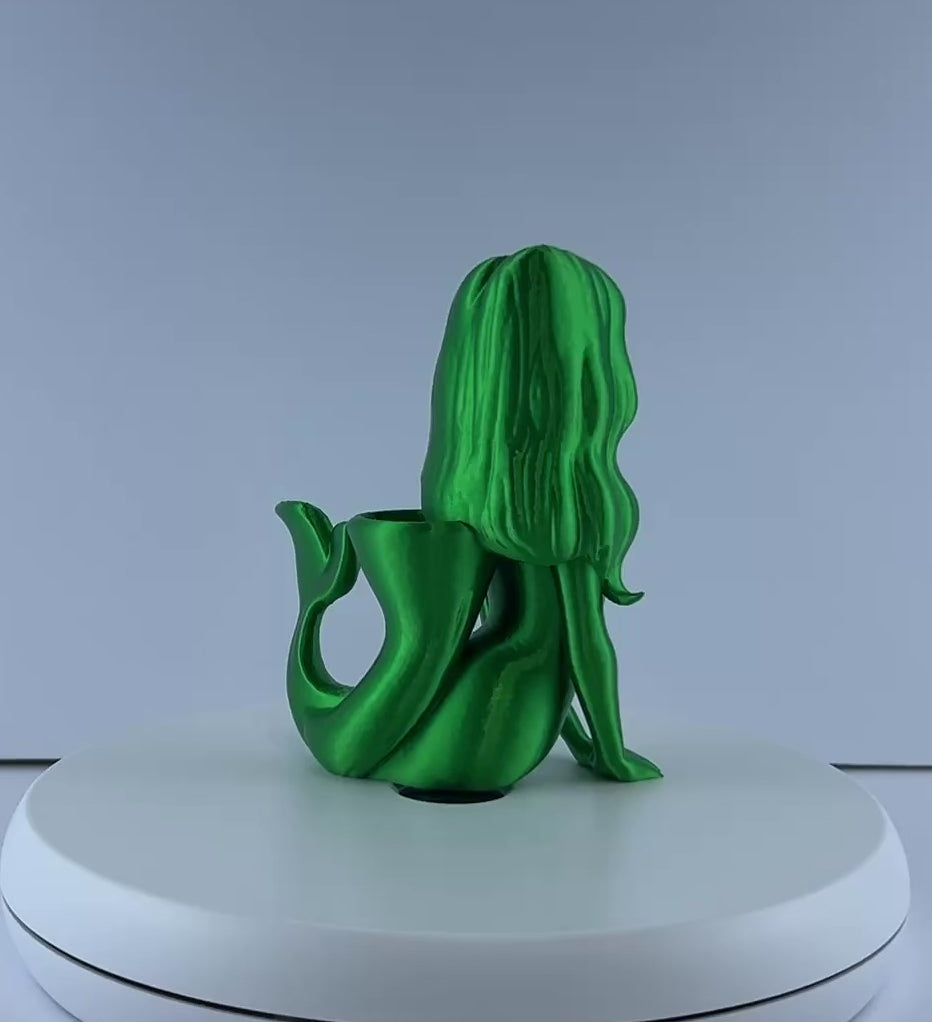 Mermaid Tea Light Holder – Coastal Candle Holder – Nautical Home Decor – Decorative Mermaid Statue – Beach House Gift